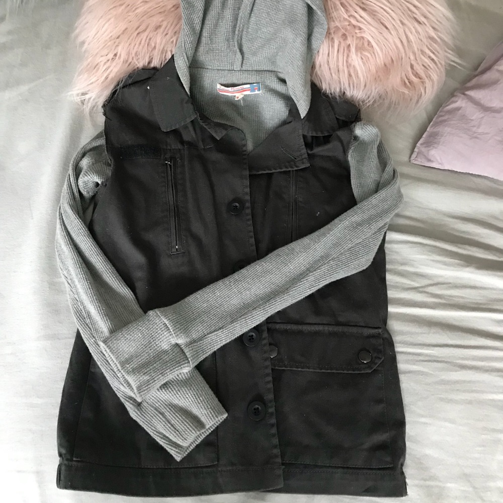 Vintage Havana utility military style jacket